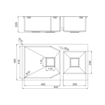 Chậu rửa chén Inox Malloca MS 610T